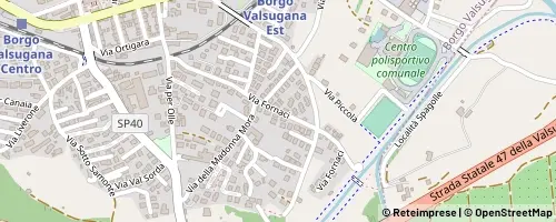 Mappa Borgo Valsugana