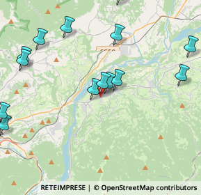 Mappa Via dell'Artigiano, 32026 Lentiai BL, Italia (5.9975)