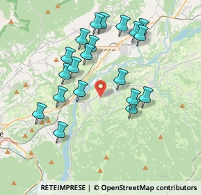 Mappa Via dell'Artigiano, 32026 Lentiai BL, Italia (3.676)