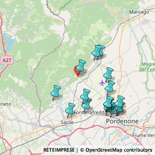 Mappa Via Cialata, 33070 Budoia PN, Italia (8.39882)