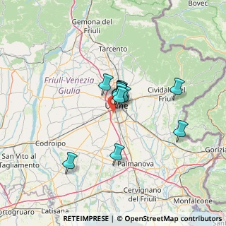 Mappa Via Muzzana, 33100 Udine UD, Italia (8.5875)