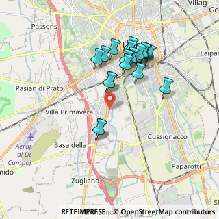 Mappa Via Muzzana, 33100 Udine UD, Italia (1.6715)