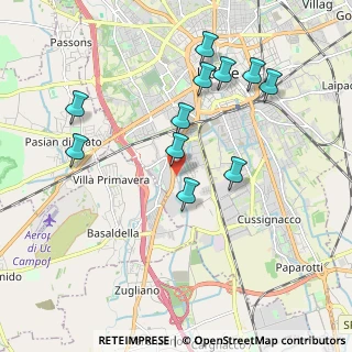 Mappa Via Muzzana, 33100 Udine UD, Italia (1.91273)