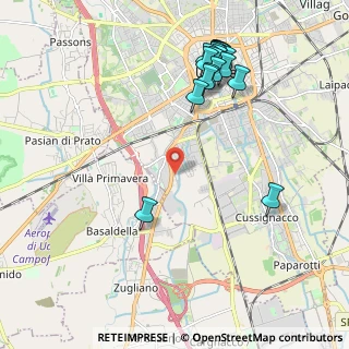 Mappa Via Muzzana, 33100 Udine UD, Italia (2.328)