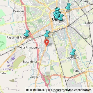 Mappa Via Muzzana, 33100 Udine UD, Italia (2.44455)
