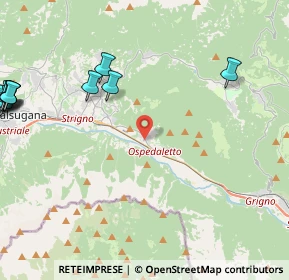 Mappa SP60, 38050 Ospedaletto TN, Italia (6.27545)