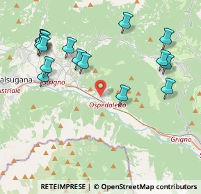 Mappa SP60, 38050 Ospedaletto TN, Italia (4.65)