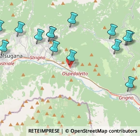 Mappa SP60, 38050 Ospedaletto TN, Italia (5.16357)