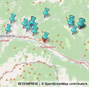 Mappa SP60, 38050 Ospedaletto TN, Italia (4.7985)