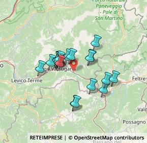 Mappa SP60, 38050 Ospedaletto TN, Italia (10.096)