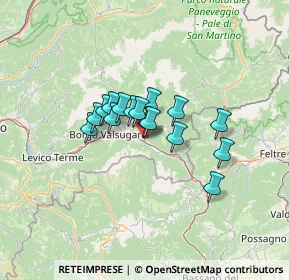 Mappa SP60, 38050 Ospedaletto TN, Italia (8.36625)