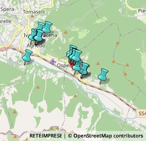 Mappa SP60, 38050 Ospedaletto TN, Italia (1.281)