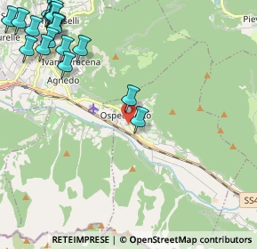 Mappa SP60, 38050 Ospedaletto TN, Italia (3.253)