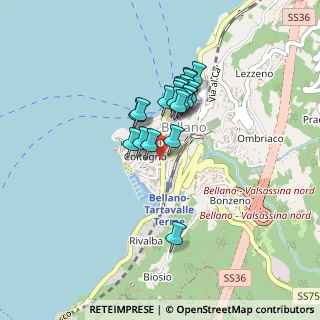 Mappa Via S. Giovanni Bosco, 23822 Bellano LC, Italia (0.3085)