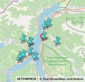 Mappa Via S. Giovanni Bosco, 23822 Bellano LC, Italia (6.74667)