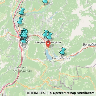 Mappa Via del Rastel, 38057 Pergine Valsugana TN, Italia (9.28571)