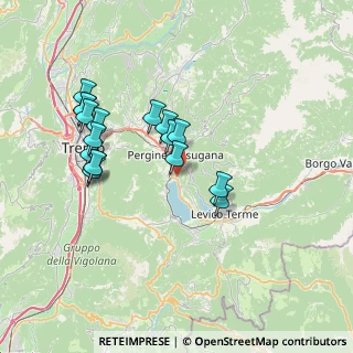 Mappa Via del Rastel, 38057 Pergine Valsugana TN, Italia (6.91118)