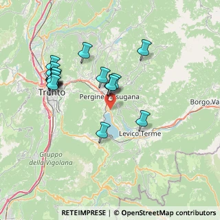 Mappa Via del Rastel, 38057 Pergine Valsugana TN, Italia (7.49412)