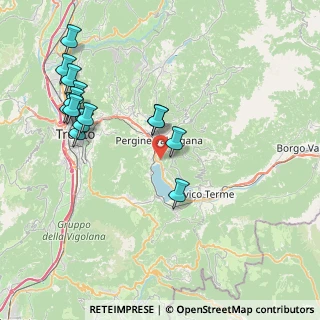 Mappa Via del Rastel, 38057 Pergine Valsugana TN, Italia (8.69)