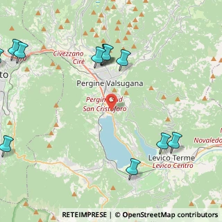 Mappa Via del Rastel, 38057 Pergine Valsugana TN, Italia (5.68833)