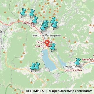 Mappa Via del Rastel, 38057 Pergine Valsugana TN, Italia (4.30083)
