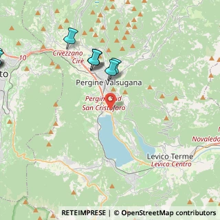 Mappa Via del Rastel, 38057 Pergine Valsugana TN, Italia (6.22727)