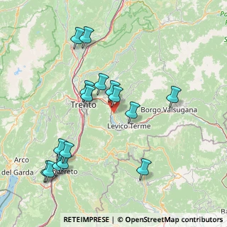 Mappa Via del Rastel, 38057 Pergine Valsugana TN, Italia (16.94313)