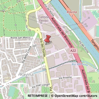 Mappa Via del Ponte, 33, 38123 Trento, Trento (Trentino-Alto Adige)