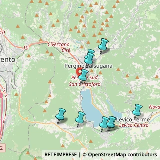 Mappa Via Carezza, 38057 Pergine Valsugana TN, Italia (4.3475)