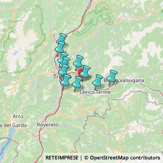 Mappa Via Carezza, 38057 Pergine Valsugana TN, Italia (8.74273)