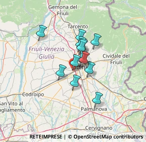 Mappa Via Beorchia, 33037 Pasian di Prato UD, Italia (8.61615)