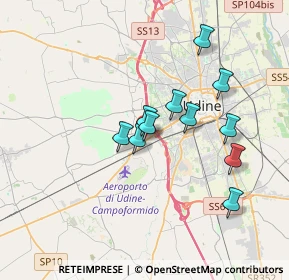 Mappa Via Beorchia, 33037 Pasian di Prato UD, Italia (2.87727)