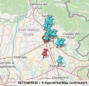 Mappa Via G. Puccini, 33037 Pasian di Prato UD, Italia (8.52167)