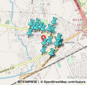 Mappa Via G. Puccini, 33037 Pasian di Prato UD, Italia (0.2945)