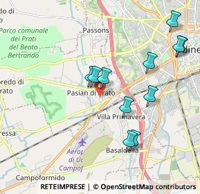 Mappa Via G. Puccini, 33037 Pasian di Prato UD, Italia (1.93455)