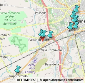 Mappa Via G. Puccini, 33037 Pasian di Prato UD, Italia (2.39818)