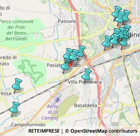 Mappa Via G. Puccini, 33037 Pasian di Prato UD, Italia (2.38765)