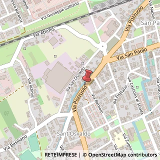 Mappa Via pozzuolo 136, 33100 Udine, Udine (Friuli-Venezia Giulia)
