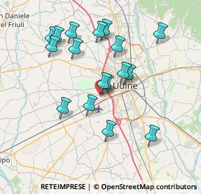 Mappa Vicolo Privato, 33037 Pasian di Prato UD, Italia (7.03118)