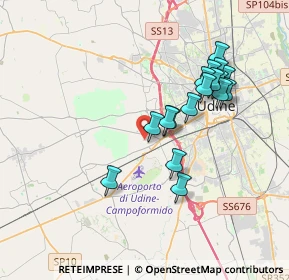 Mappa Vicolo Privato, 33037 Pasian di Prato UD, Italia (3.34059)