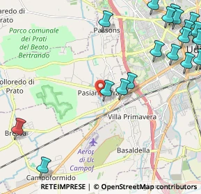 Mappa Vicolo Privato, 33037 Pasian di Prato UD, Italia (3.134)