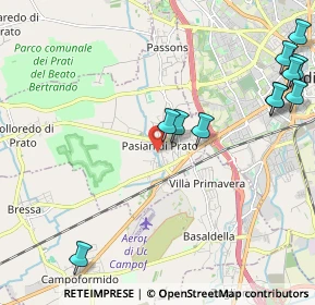 Mappa Vicolo Privato, 33037 Pasian di Prato UD, Italia (2.64182)