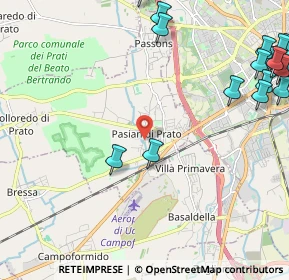 Mappa Vicolo Privato, 33037 Pasian di Prato UD, Italia (3.276)