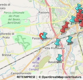 Mappa Vicolo Privato, 33037 Pasian di Prato UD, Italia (3.171)