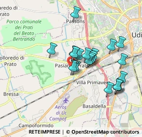 Mappa Vicolo Privato, 33037 Pasian di Prato UD, Italia (1.5775)