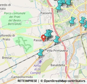 Mappa Vicolo Privato, 33037 Pasian di Prato UD, Italia (2.74353)