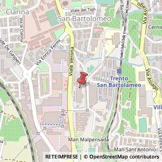 Mappa Viale Verona, 187, 38123 Trento, Trento (Trentino-Alto Adige)