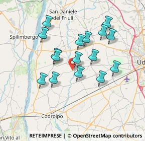 Mappa SP 18, 33036 Mereto di Tomba UD, Italia (6.3775)