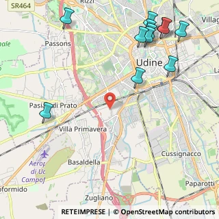Mappa Via Attimis, 33100 Udine UD, Italia (2.91417)
