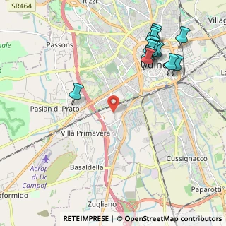Mappa Via Attimis, 33100 Udine UD, Italia (2.455)
